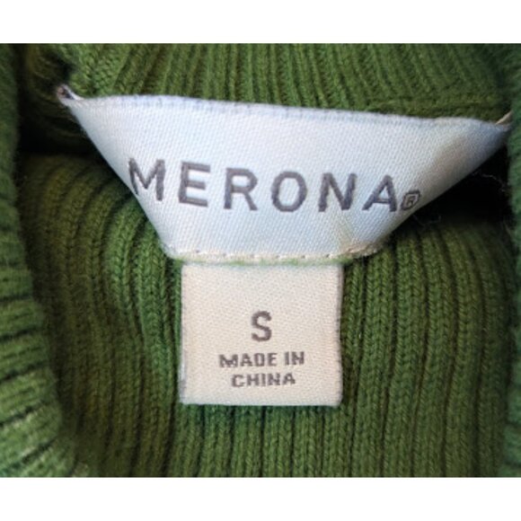 Merona Ribbed Knit Turtleneck Sweater Women’s Size S – Forest Green - Picture 9 of 10